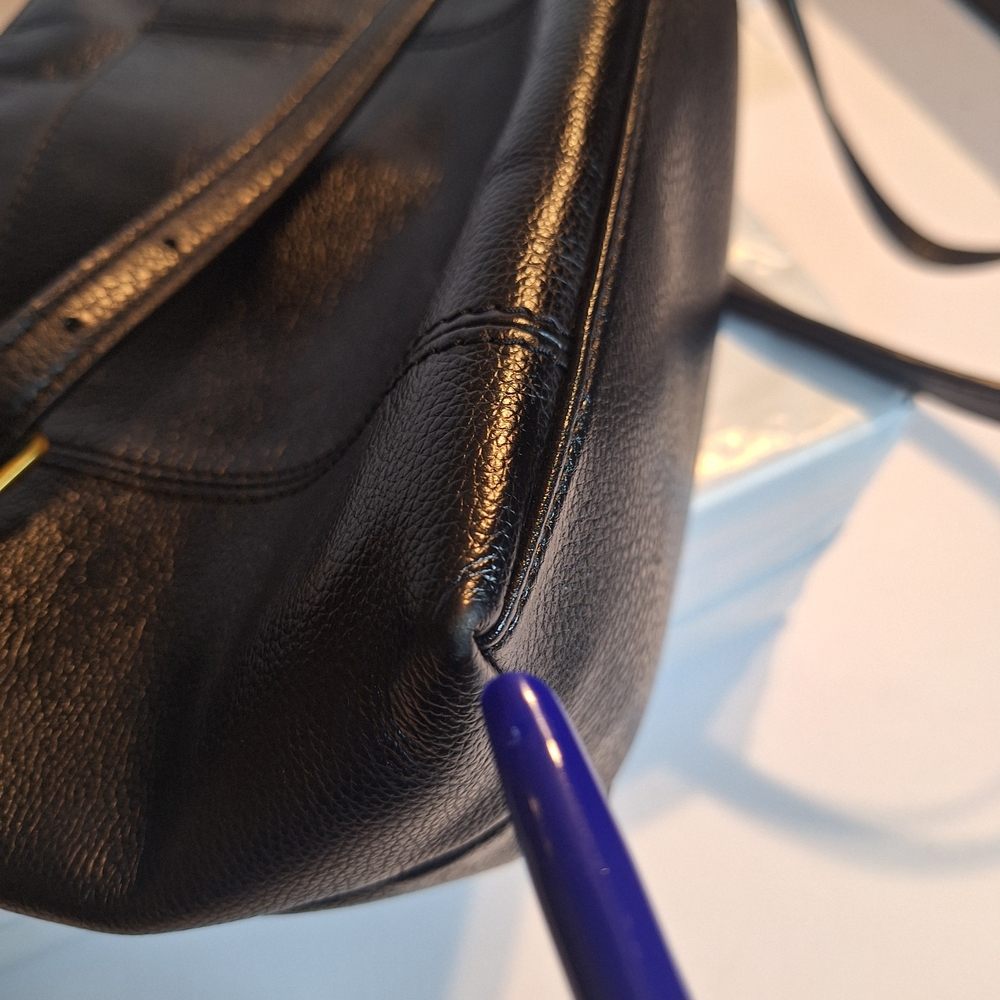 Fossil Black Leather Crossbody Bag - Picture 9 of 10